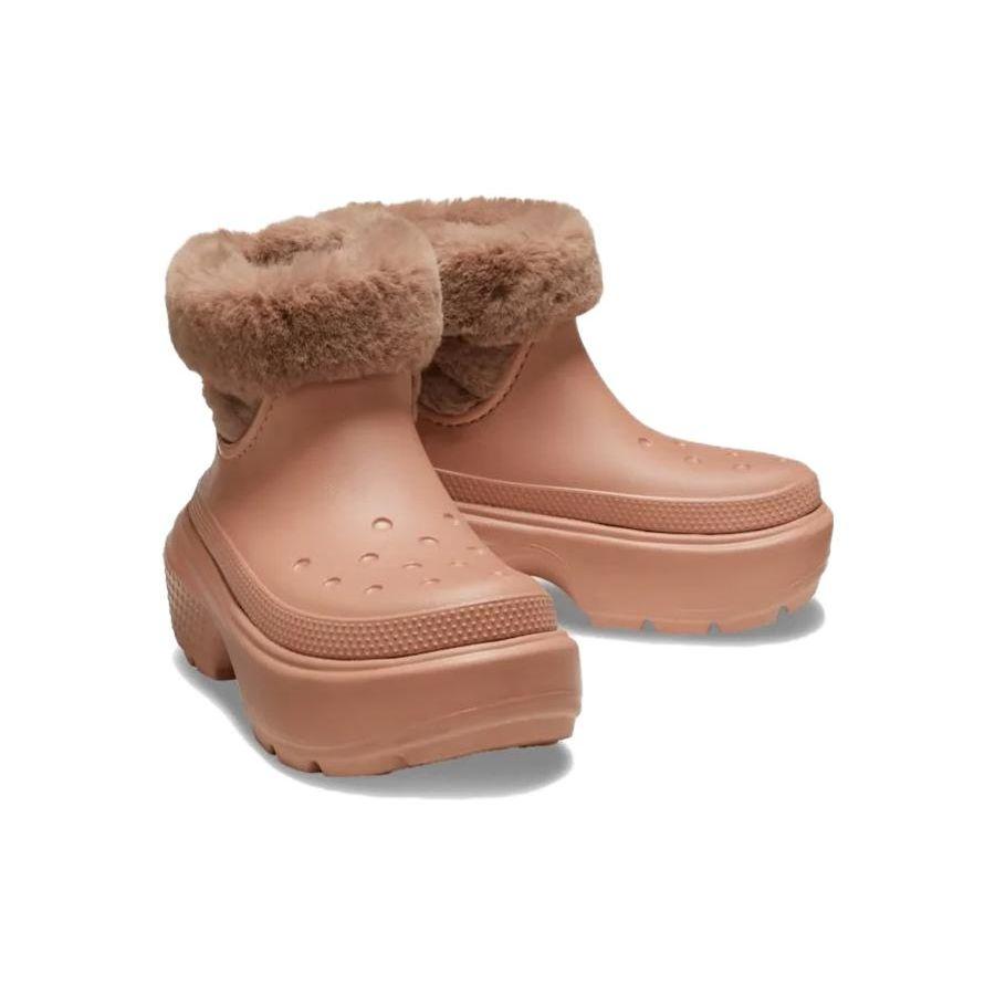 Crocs Stomp Утепленные Ботинки Женские Ботинки Коричневый 208718-2CC