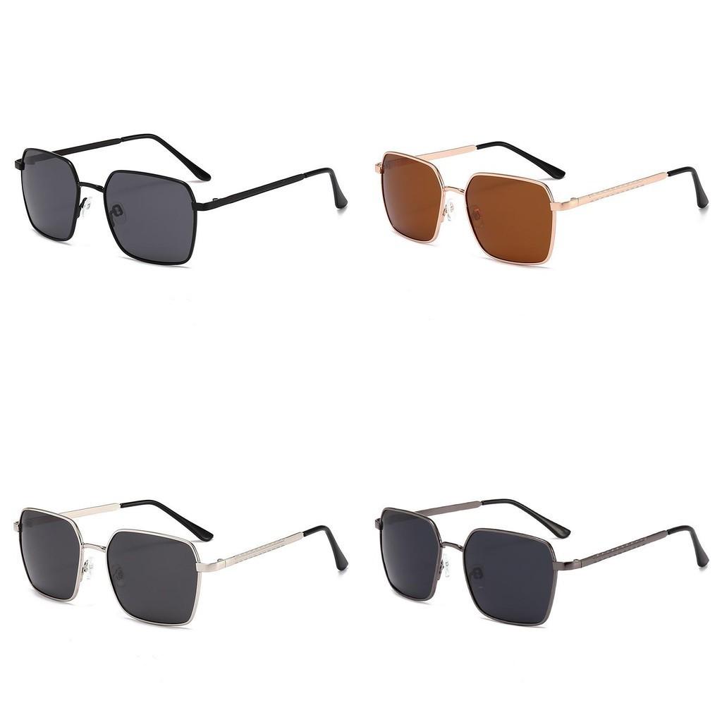 Uv400 Protection Polarized Sunglasses With Gold Frame And Gray Lens For Fashionable Looks