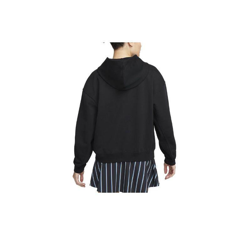 Nike Solid Color Logo Hoodie Women tops Black DC3580-010