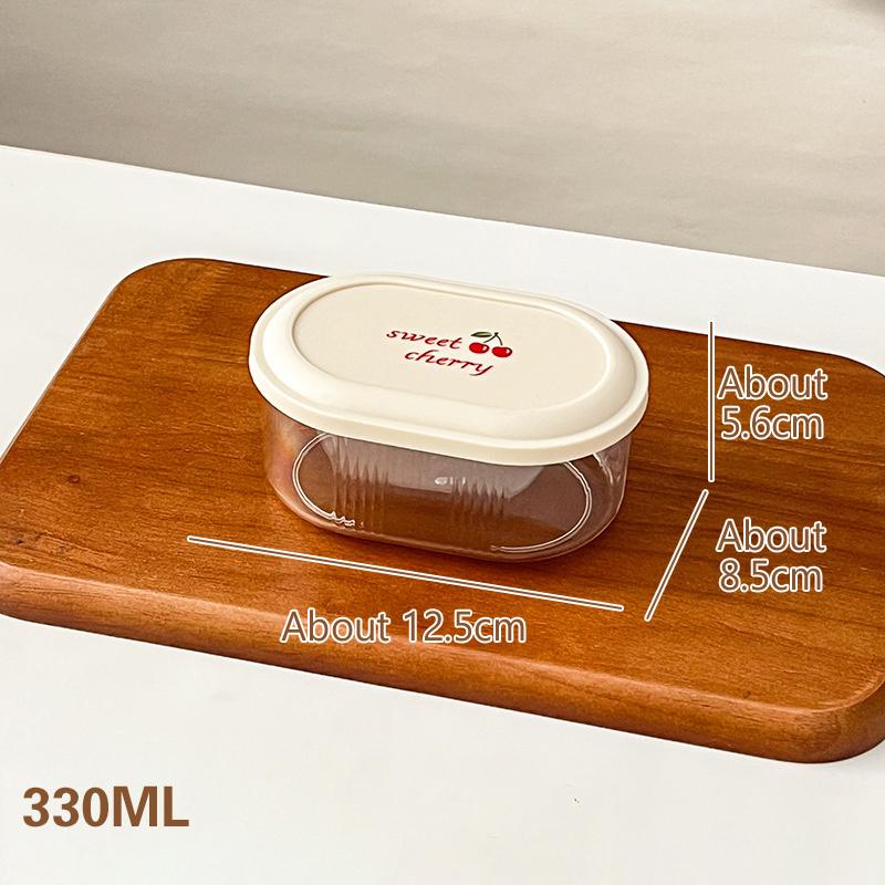 Коробка для хранения тостов, прозрачный пищевой контейнер с крышкой, пластиковый контейнер для холодильника, большая вместимость, коробка для сохранения свежести