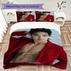 Bts Jungkook Edgy Style Threepiece Set Without Core 1 Duvet Cover 2 Pillowcase Without Core Soft And Comfortable Duvet Cover And Pillowcase