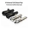 Enhanced Exhaust Pipe for ZX6R Sai 600, Kymco 450RR, GSX/DL250, CBR/NX400R