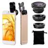 Lens Cover Universal 3 In 1 Clip-On Fishing Eye+Macro+Wide Angle Mobile Phone Lens Camera Kit