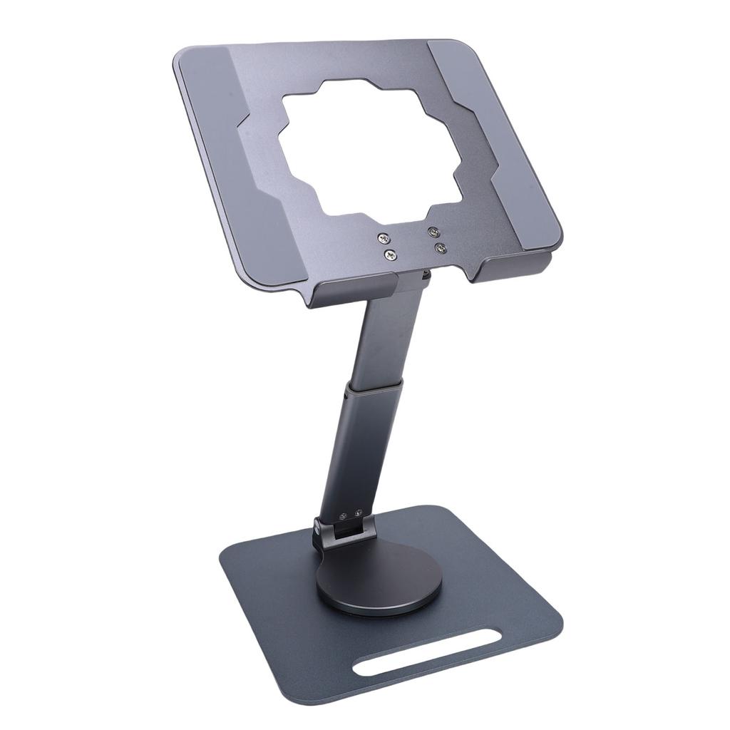 Подставка для планшета из алюминиевого сплава, вращающаяся, складная, регулируемая, настольный держатель для телефона/планшета, полая конструкция для отвода тепла для