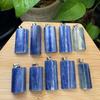 Natural Blue Quartz Gemstone Pendants-S925 Sterling Silver Necklace Halloween Christmas Jewelry