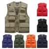 Мужской жилет с несколькими карманами, тонкая дышащая майка для рыбалки и альпинизма на открытом воздухе, для фотографии