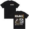 Rapper Duki Duki 5202 MIXTAPE 2025 Album T Shirts Men's Women Fashion Hip Hop Vintage T-shirt Cotton Casual Short Sleeve T-shirt