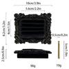 Victorian Style Black & Gold Frame Earrings, Ring, and Jewelry Holder Display