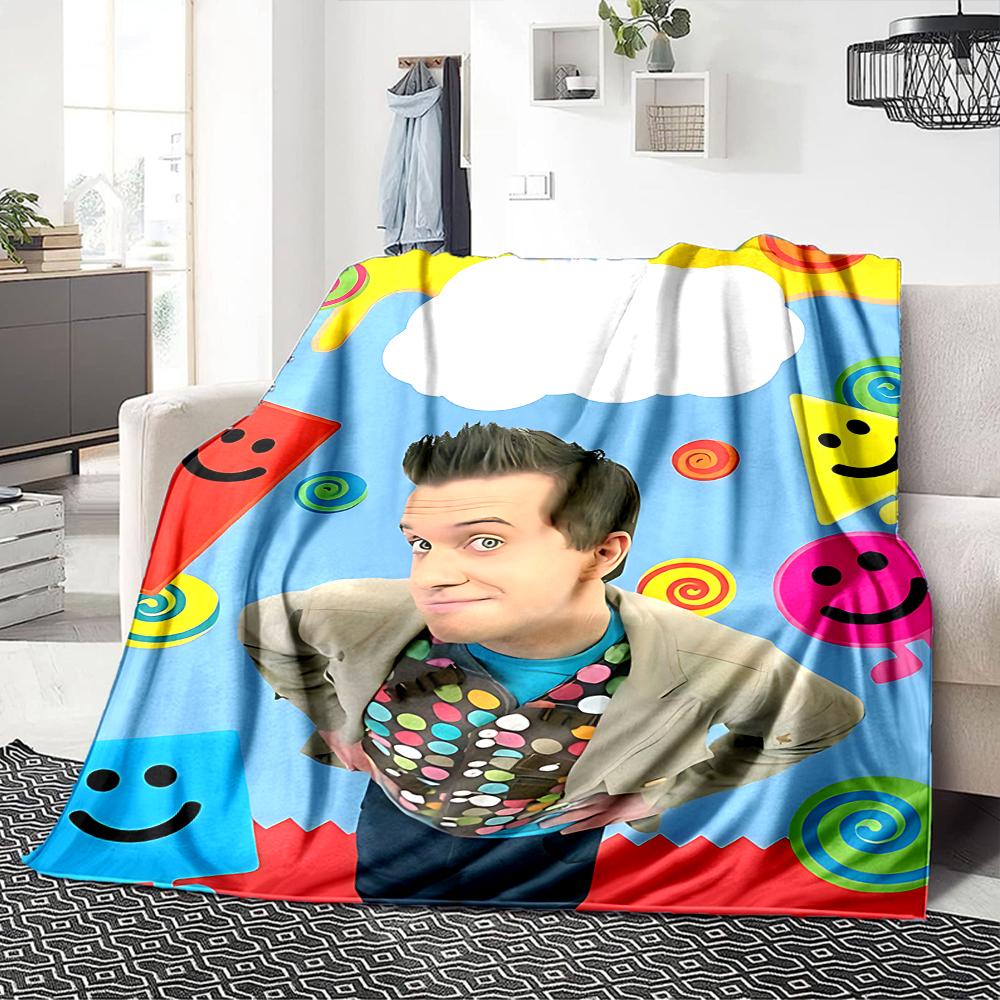 1Pc Blue'S Clues Adventure Blanket For Couch Bed Plush Cozy Fuzzy Blanket Super Soft Warm Blankets For Fall And Winter 0918258