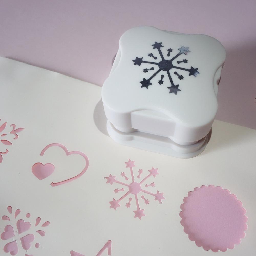 Magnetic Paper Hole Punch Punching Machine Handmade Embossing Device Labor-Saving DIY Decoration Paper Cutter Scrapbooking