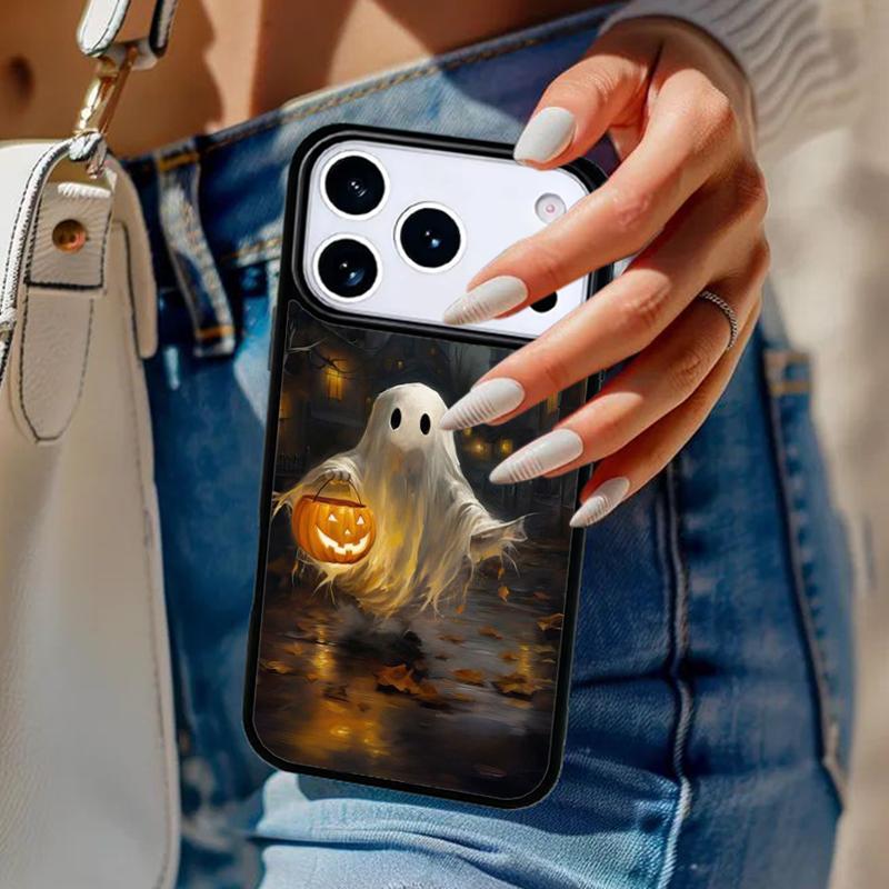 Чехол для телефона на Хэллоуин Тыква Призрак Мумия Funda Для iPhone 17 Air 14 15 13 12 Max Чехол Для Apple 14 15 16 16e 11 Pro Max Plus