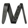 Fender Strap Artisan Crafted Leather Strap, 2.5" Black