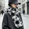 Thickened Neck Warmer Windproof Winter Scarf Fashionable Fluffy Fur Scarf  Winter