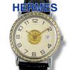 Б/у Ремень Hermes Serie Combi из золотой кожи Женские кварцевые часы из кожи Хорошее состояние