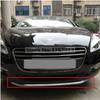Стайлинг автомобиля 2011-2012 для Peugeot 508 ABS хромированная передняя решетка вокруг отделки гоночных грилей