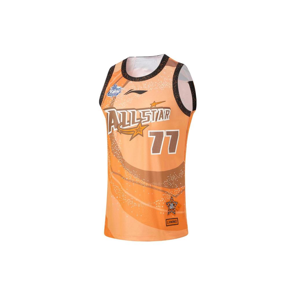 Мужская баскетбольная майка Li Ning CBA Солнечно-оранжевая AAYU261-1