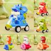 Push Toy Kids With Dinosaur Animal Designs For Cognitive Skills Entertainment