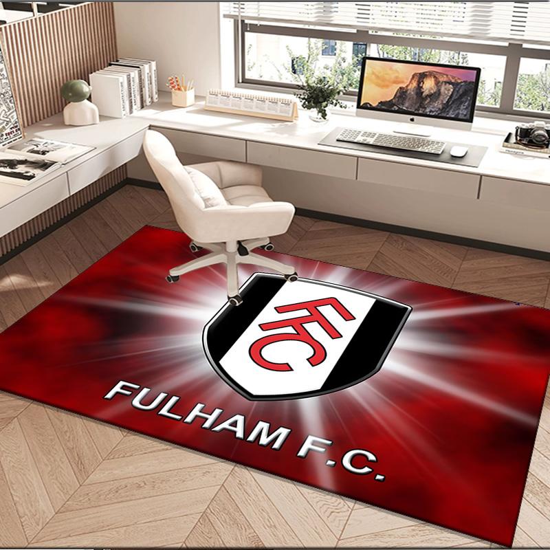 1PC rug Fulham Crest Design Carpet, Chair Rug,Area Rug for Office Bedroom living rooms bedroom, Doormat decor Christmas fan gifts