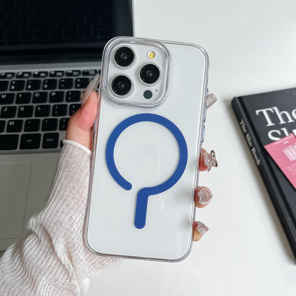 Simple and Transparent Suitable for Apple 16promax Magnetic Phone Case IPhone 15 Disassembly Lens 14 Anti Fall Protection