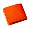 De Bifold Wallet Tochigi Leather Genuine Leather Made In Japan Thin Wallet Billfold Simple Wallet Card Case Orange [Am Mas] WL-010