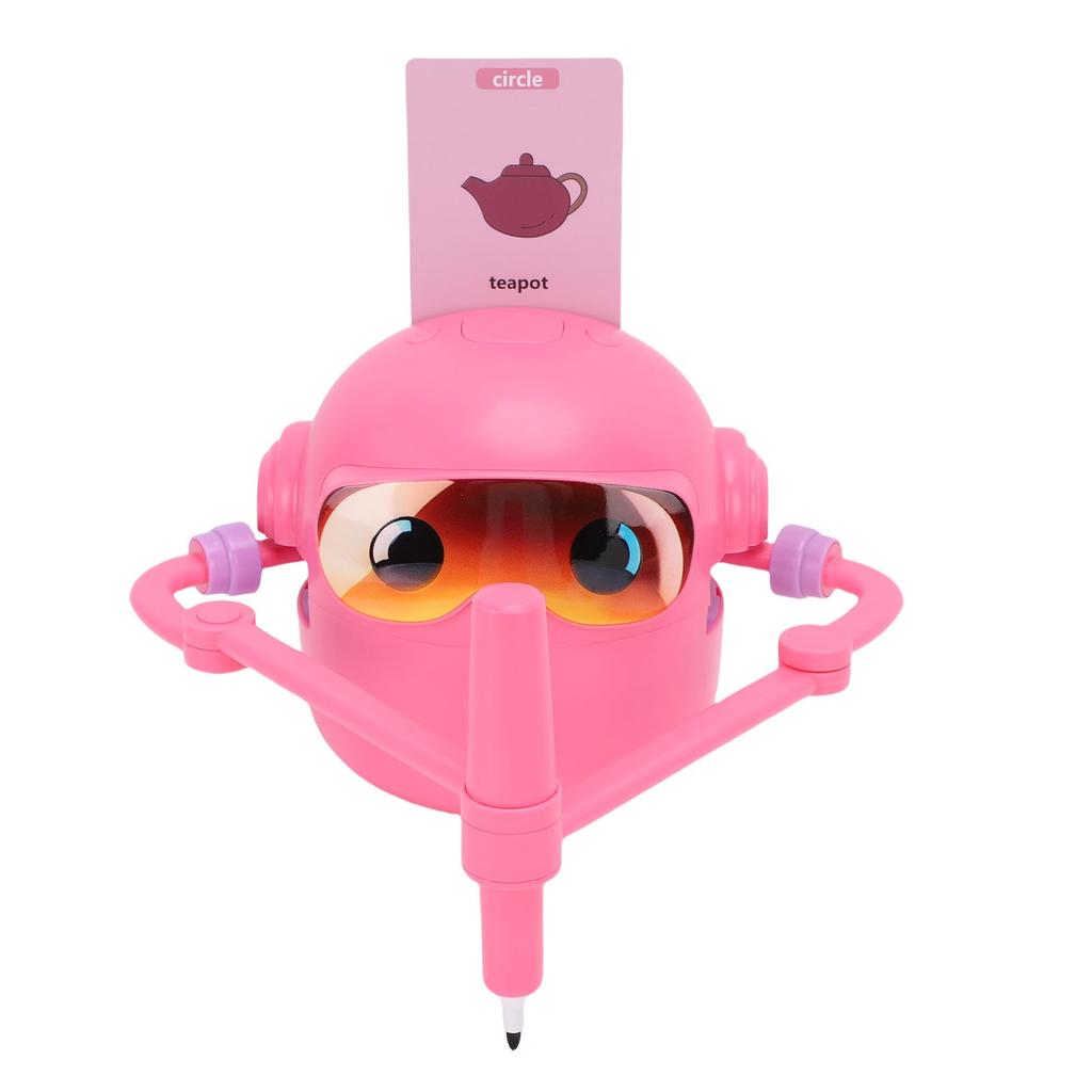 Умный Автоматический Робот для Рисования Игрушка Веселая Музыкальная Обучающая Машина для Рисования со 100 Карточками 14 Цветными Ручками