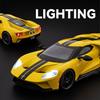 1/24 Ford GT Supercar Alloy Model Car Toy Diecasts Metal Casting Sound and Light Car Toys for Children Vehicle