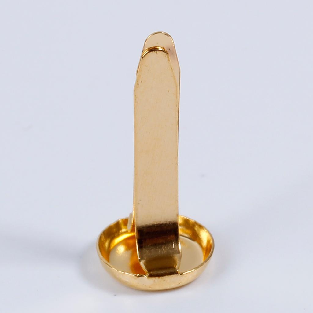 100 шт. Бумажные скрепки Разъемные штифты Клипсы с круглой головкой для школы офиса скрапбукинга бумаги Бумажные скрепки Поделки DIY Золото