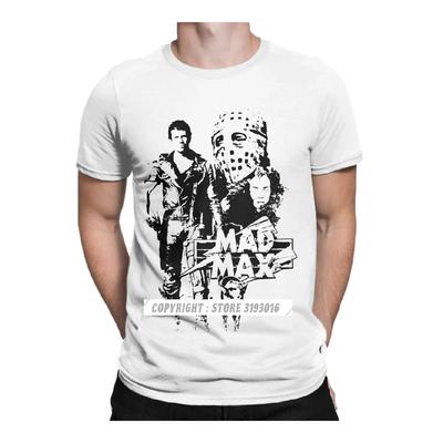 Футболка Mad Max: Дорога ярости Воин Том Харди Экшн Научная фантастика Автомобиль Рождественские футболки Хип-хоп Уличная одежда Чистый хлопок Индивидуальная футболка
