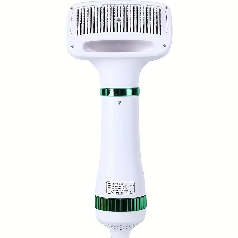 Pet Grooming Dryer, 2-in-1 Portable Pet Hair Dryer And Grooming Brush For Dogs And Cats - Smooth And Efficient Drying, Reduces Shedding And Tangles