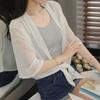 2025 Women's Summer Chiffon Sun Protection Cardigan - Light, Loose, Fashionable Shawl Jacket