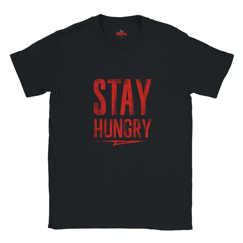 Stay Hungry Motivational T-Shirt: Gym Fitness Graphic Tee
