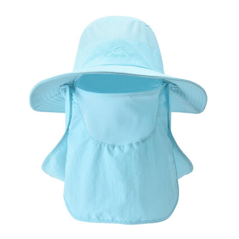 Fisherman Hat Men's Sun Hat Outdoor Quick-Drying Sun Hat Fishing Breathable Sun Hat Women's Face Hat