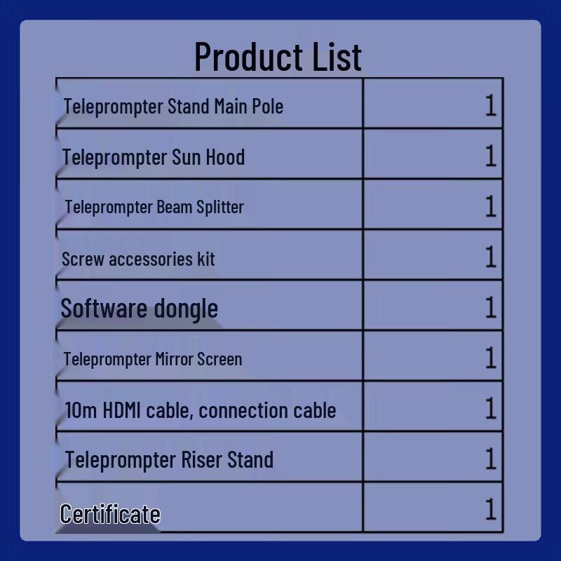Профессиональный телесуфлер серии Js-G20