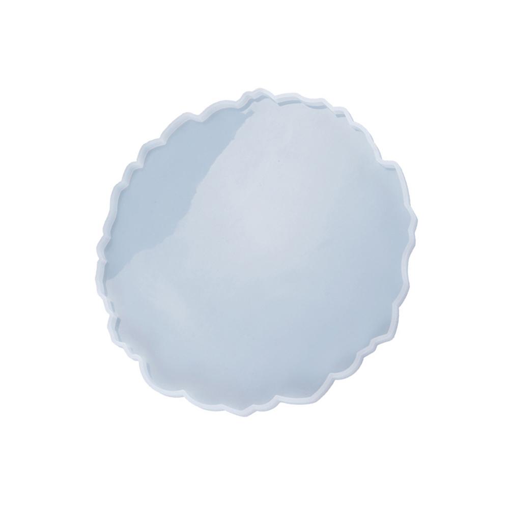 Плесень Круглая форма Силиконовая форма в форме волны Основание для подставок Домашняя эпоксидная смола УФ-сделай сам Ремесло из смолы