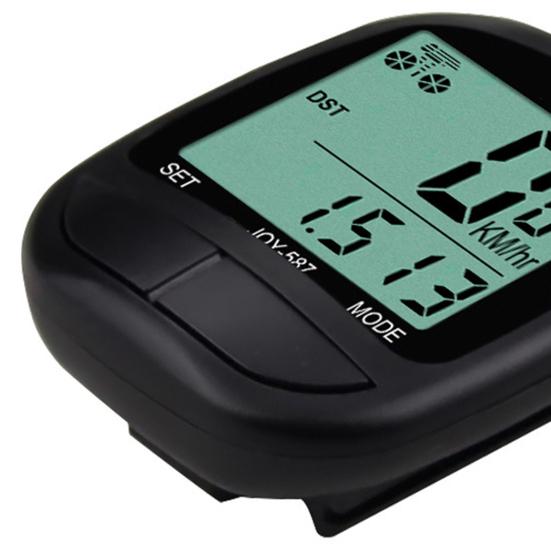 Беспроводной велосипедный спидометр, велосипедный компьютер с ЖК-дисплеем, водонепроницаемый, простая установка, одометр на батарейках, велосипедный компьютер