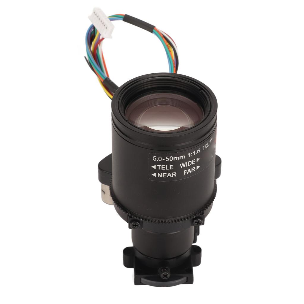 Motorized Zoom Lens 5 To 50mm 2MP Precise High Brightness Autofocus Zoomable HD IR Camera Lens