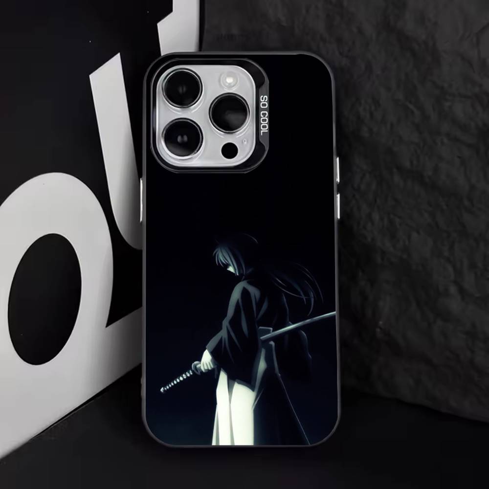 Горячий чехол для телефона R-Rurouni Kenshin для iPhone 17,16,15,14,13,12,11,Pro,Max,Plus,E,Air,Mini Черный ТПУ Чехол