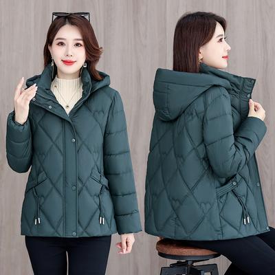 Пуховик новый зарубежный стиль 2025 зимняя куртка женская плюс пуховик утолщенный осенне-зимний большого размера