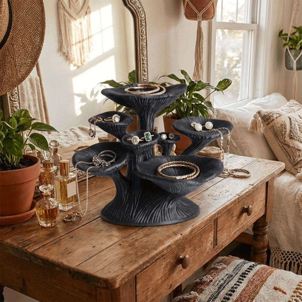 3D Printed Jewelry Storage Tower Multi-Layer Jewelry Organizer Holder Jewelry Tray Bedroom Storage