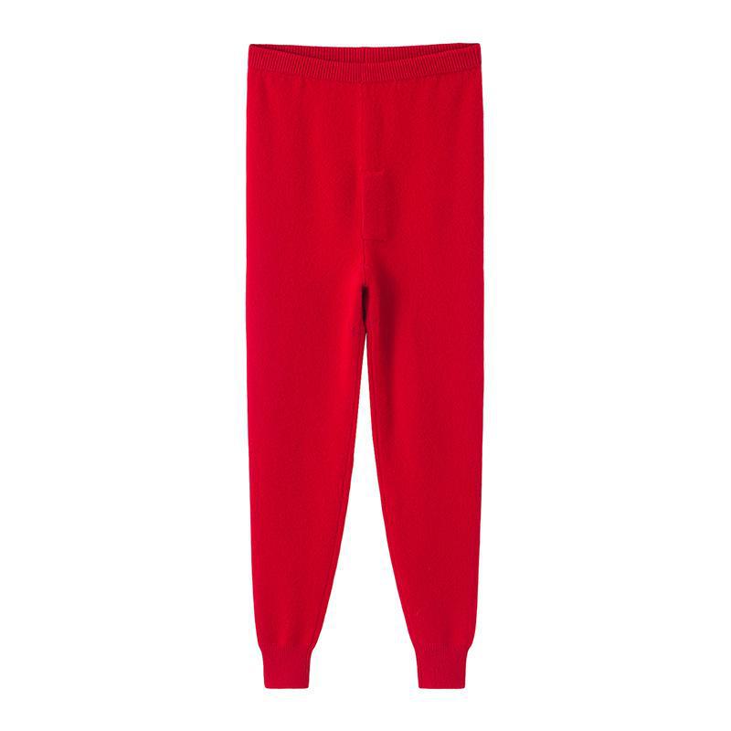 Мужские брюки из чистого кашемира – коллекция осень-зима: Повседневная, теплая, удобная, толстая шерсть для дома