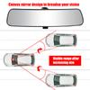 360° Rotates Adjustable Baby Rearview Mirror Universal Interior Glass Rear View Mirror Car Stick On Large Angle Auto Accessories