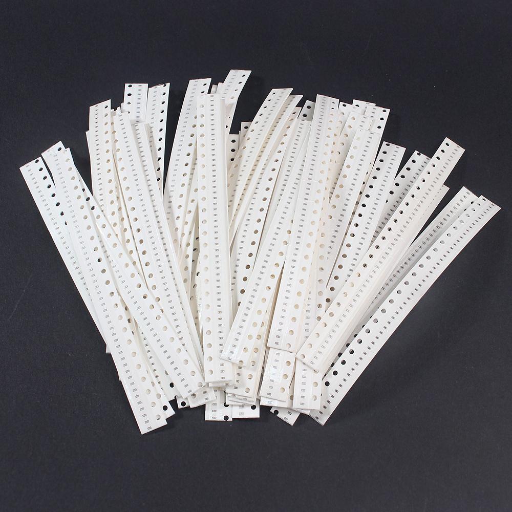 2500 шт. 50 номиналов 1P~10 мкФ набор конденсаторов 0402 SMD керамические конденсаторы набор 1nf 4.7nf 22nf 220nf 1uf 0402 набор конденсаторов