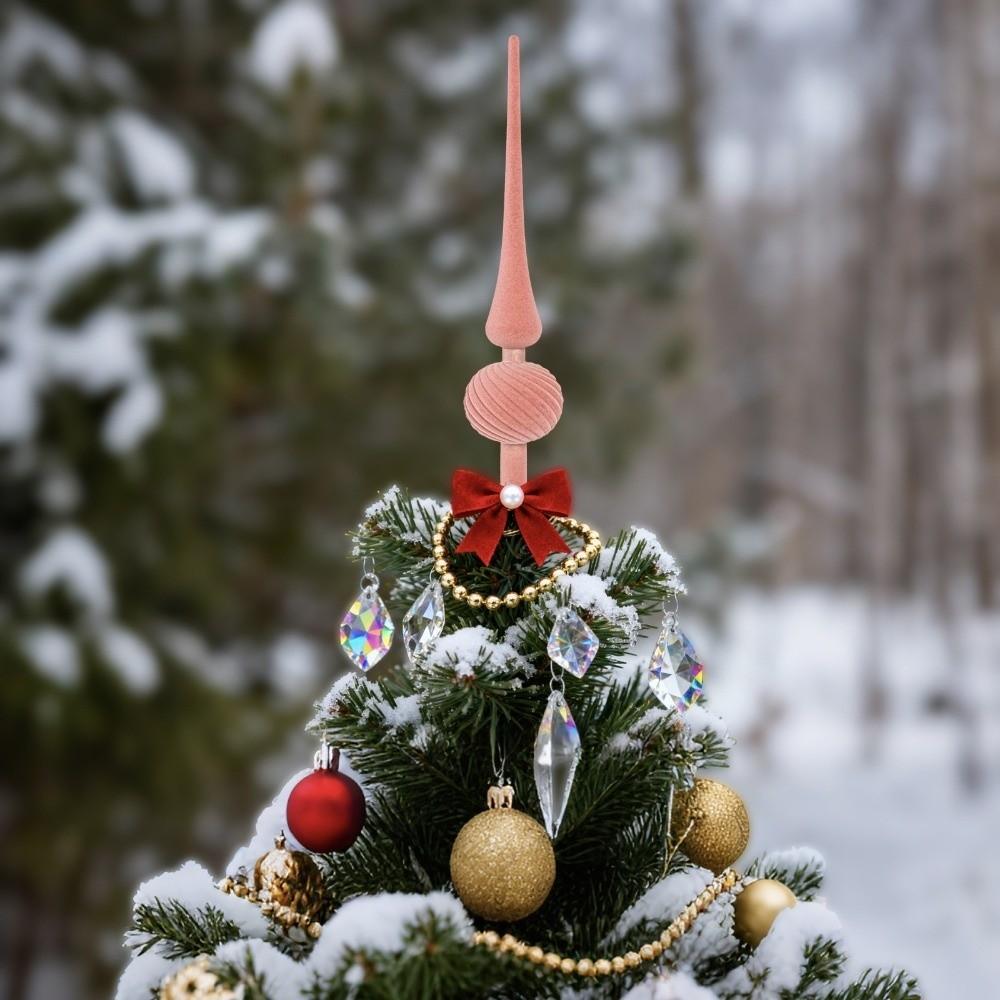 Pointed Top Christmas Tree Decoration Gourd-shaped Christmas Tree Ornaments New Year Decor