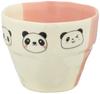 Посуда Банко Панда 8см Диаметр х 6см Микроволновая печь и Посудомоечная машина Сделано в Номер продукта 18053 Детская посуда, Керамика, Чашка для духовки, Шан, Розовый,
