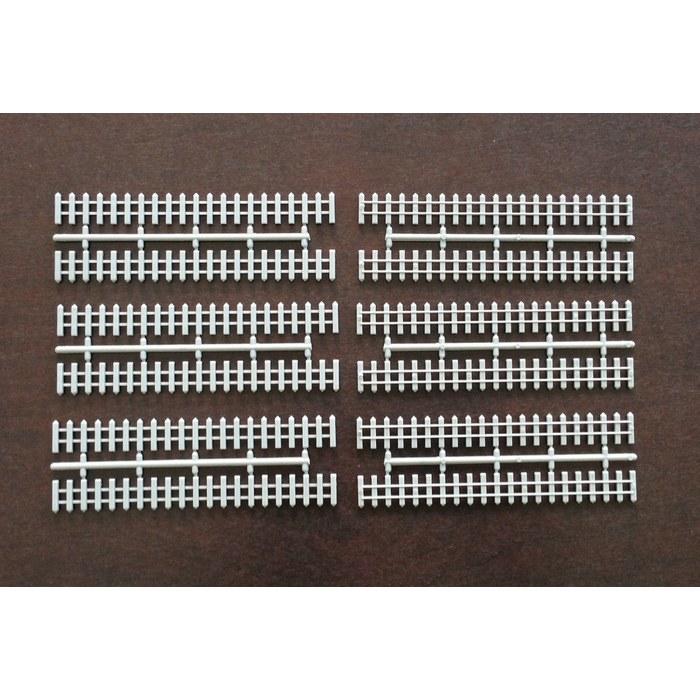 Greenmax N Gauge 2108 Railroad Fence (Old Tie) 12pcs (Unpainted Kit)