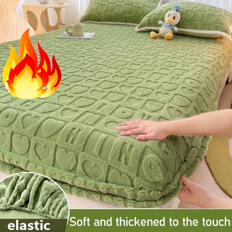 Новая теплая и мягкая простыня, толстая простыня для осени и зимы, пушистый наматрасник, защитный чехол для матраса