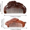 Scalp Sandalwood Comb Rabbit Wooden Comb Fashion Massage Wood Comb  Gift