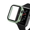 Стекло + чехол для Apple Watch серии 6, 5, 4, 3 SE, 44 мм, 40 мм, чехол для iWatch, 42 мм, 38 мм, бампер, Защитная пленка для экрана + чехол, аксессуары для Apple Watch