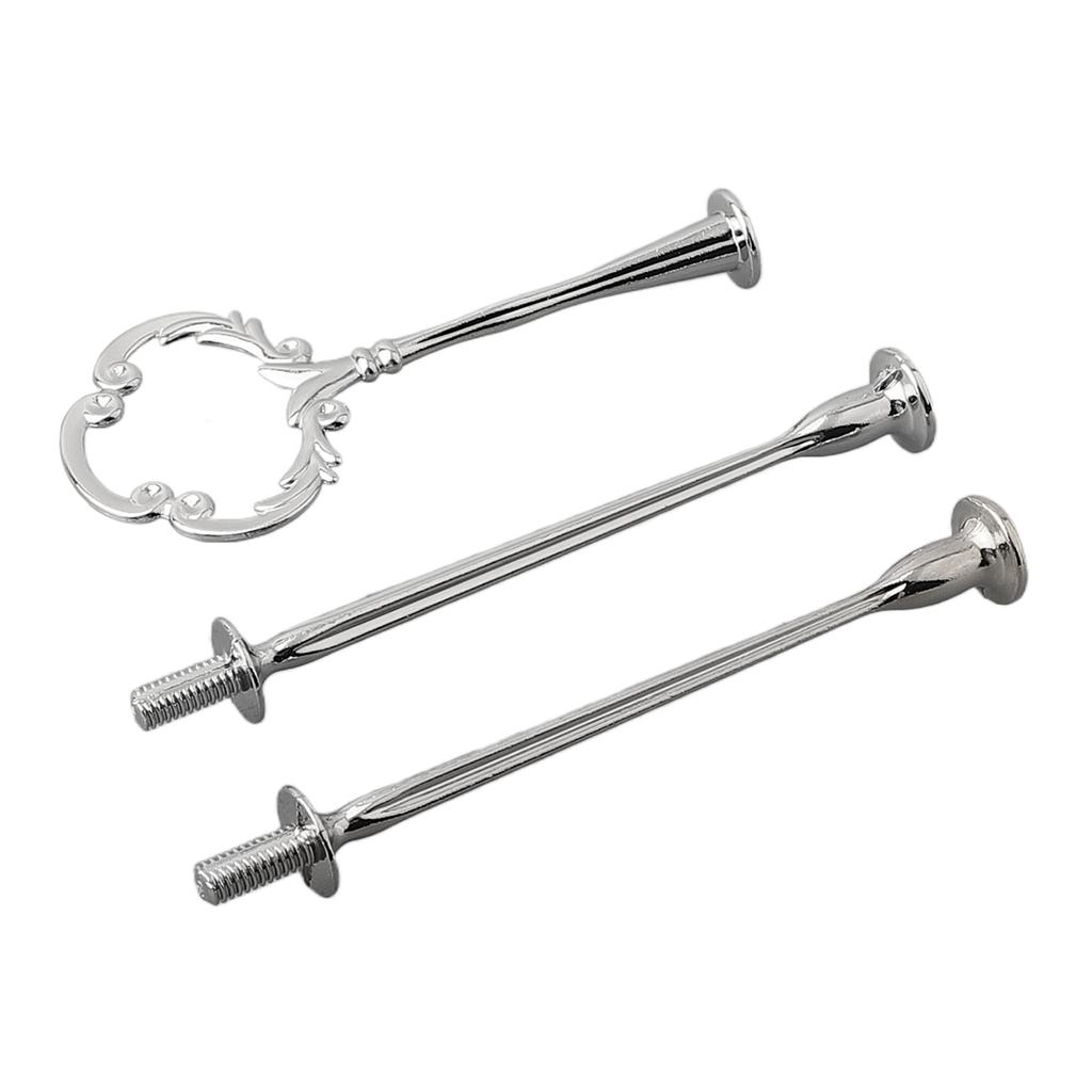 1 шт. Подставка для торта на 2 или 3 яруса в европейском стиле из золотого цинкового сплава на 2/3 яруса