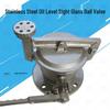 Double-Sealed Stainless Steel DN100/4-Inch Sight Glass Ball Valve for Oil Depot